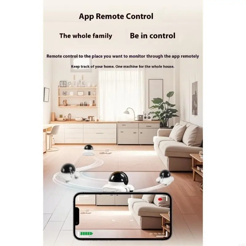 

Mobile Pet Monitoring Camera 1080P Two Way Talk App Control For Animals L5BE