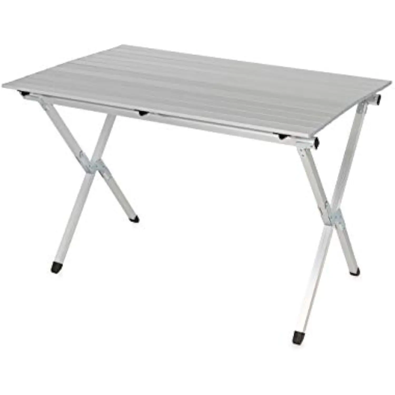 

Aluminum Roll-Up Campsite Table with Carrying Bag - Ideal for Tailgating, Camping, the Beach, Parties and More - Lightweight D