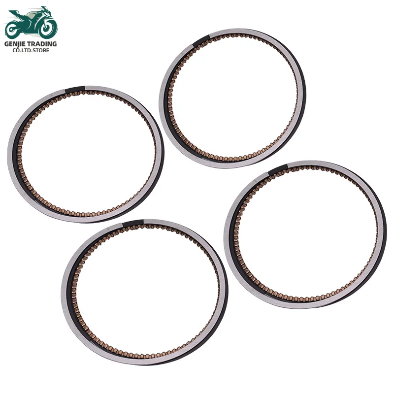 4pcs 56mm 56.25mm 56.5mm STD +25 +50 0.25 0.5 Motorcycle Engine Cylinder Piston Rings For FZR400 SP 3TJ 1989-1994 3TJ-11610-00