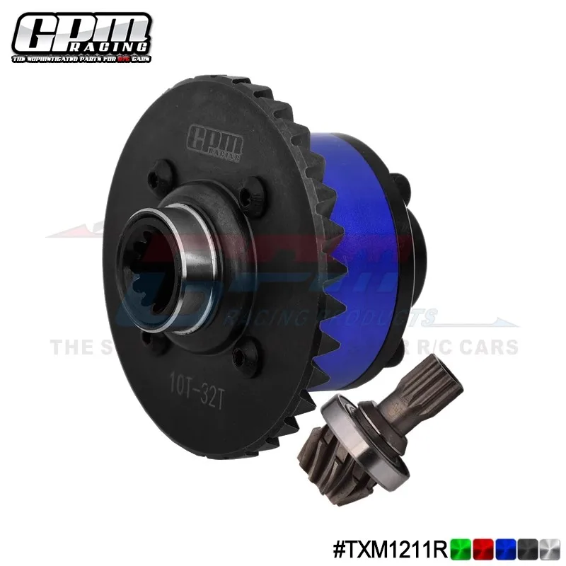 GPM upgrade part TRAXXAS X-MAXX XRT large X 8S medium carbon steel+aluminum alloy 7075 rear differential fully assembled