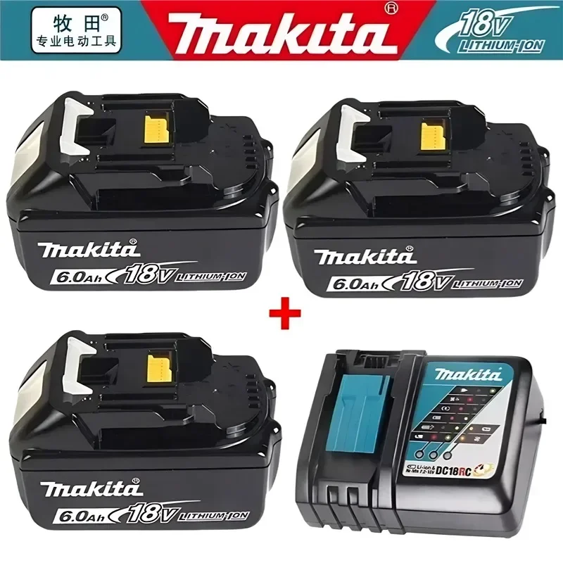 

100% Genuine Makita 18v 6.0Ah Replacement Battery Bl1850b BL1850 Bl1860 Bl 1860 Bl1830 Bl1815 Bl1840 LXT400 for Makita Tools