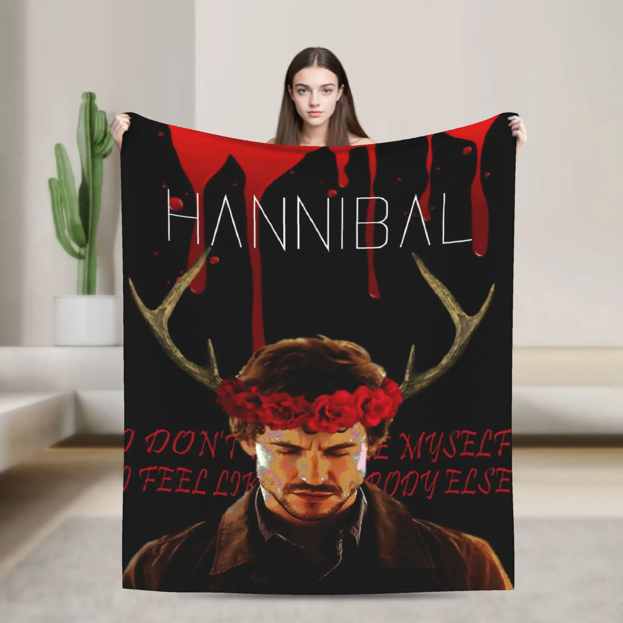 Cozy Hannibals movie Blanket Stuff Bedding Decorative  Blanket Throw Ultra-Soft Flannel for Couch