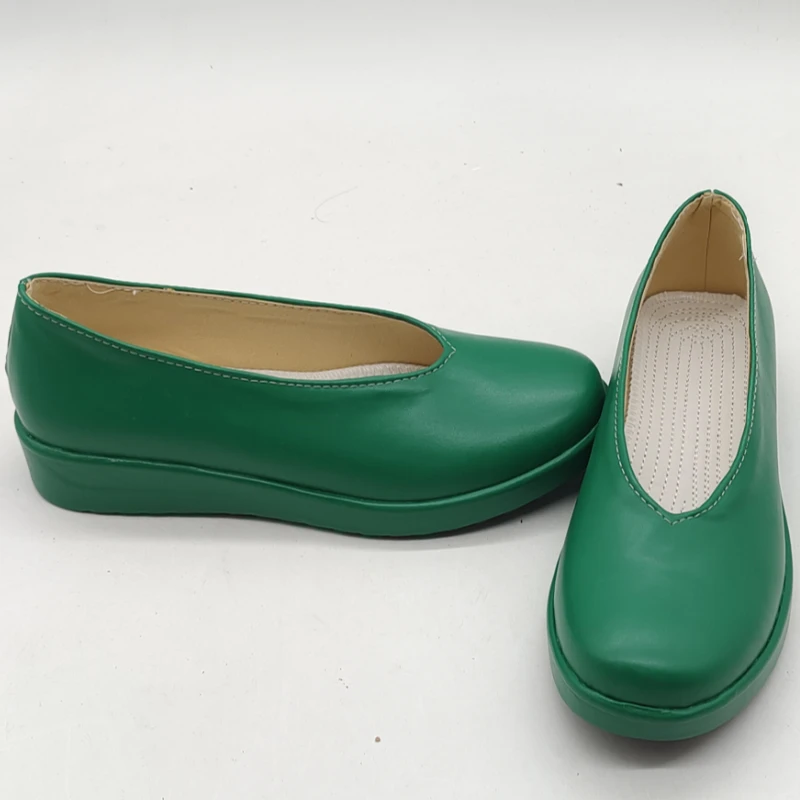 Cardcaptor Sakura Ri Syaoran Cosplay Sapatos para Homens e Mulheres, Anime Green Game Tênis