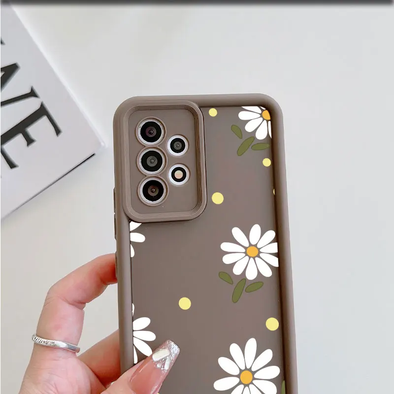 Flower Fasion Case for Samsung Galaxy A03 A04 A05 A10S A11 A20  A21 A31 A32 A51 A52 A53 A54 Anti-drop Soft Cover Coque