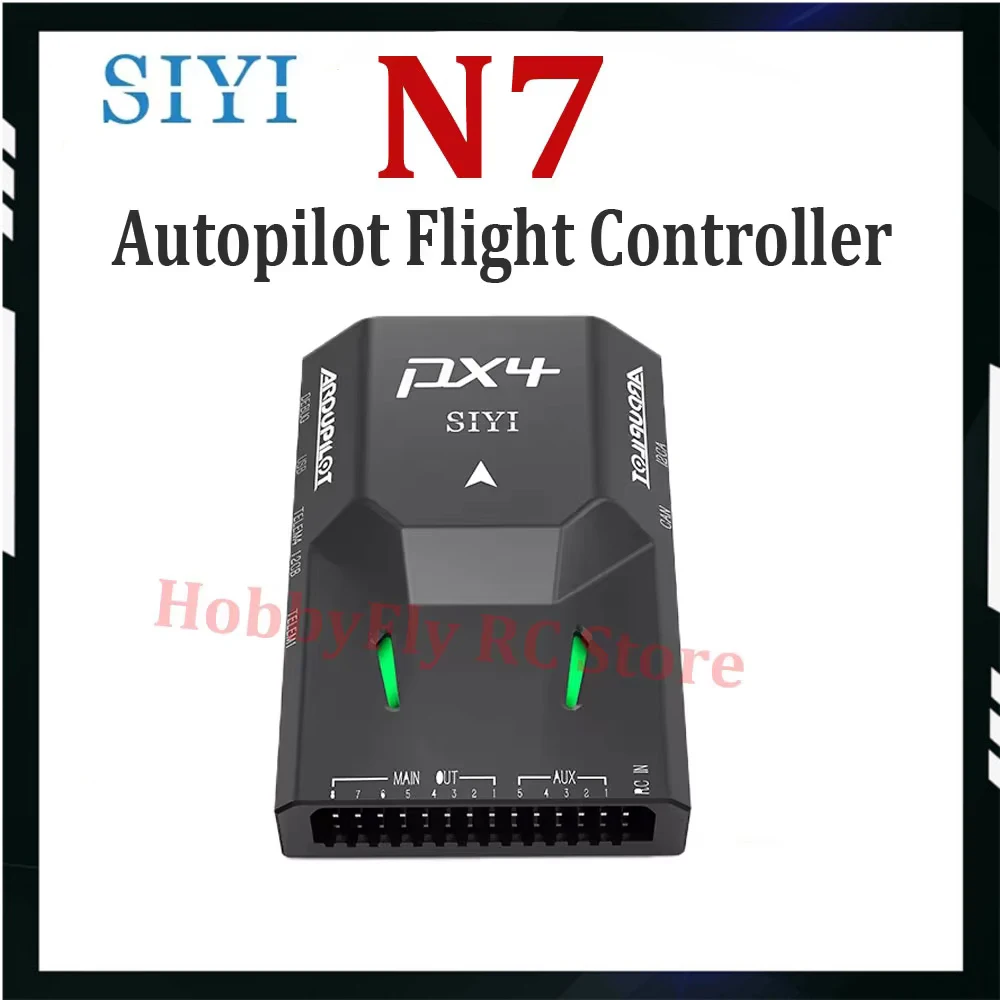 Controlador de vuelo de piloto automático SIYI N7 Compatible con Ardupilot y ecosistema PX4 M9N GPS 2-14S módulo de alimentación para Dron RC UAVQuadcopter