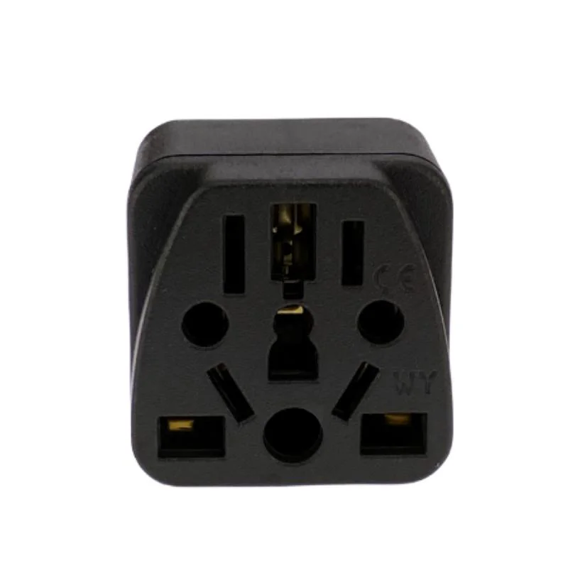 Brazil Travel Plug Adapter EU/UK/AU/CN/JP/Asia/Italy to Brazil (Type N), 3 Prong Grounded Brazil Wall Plug