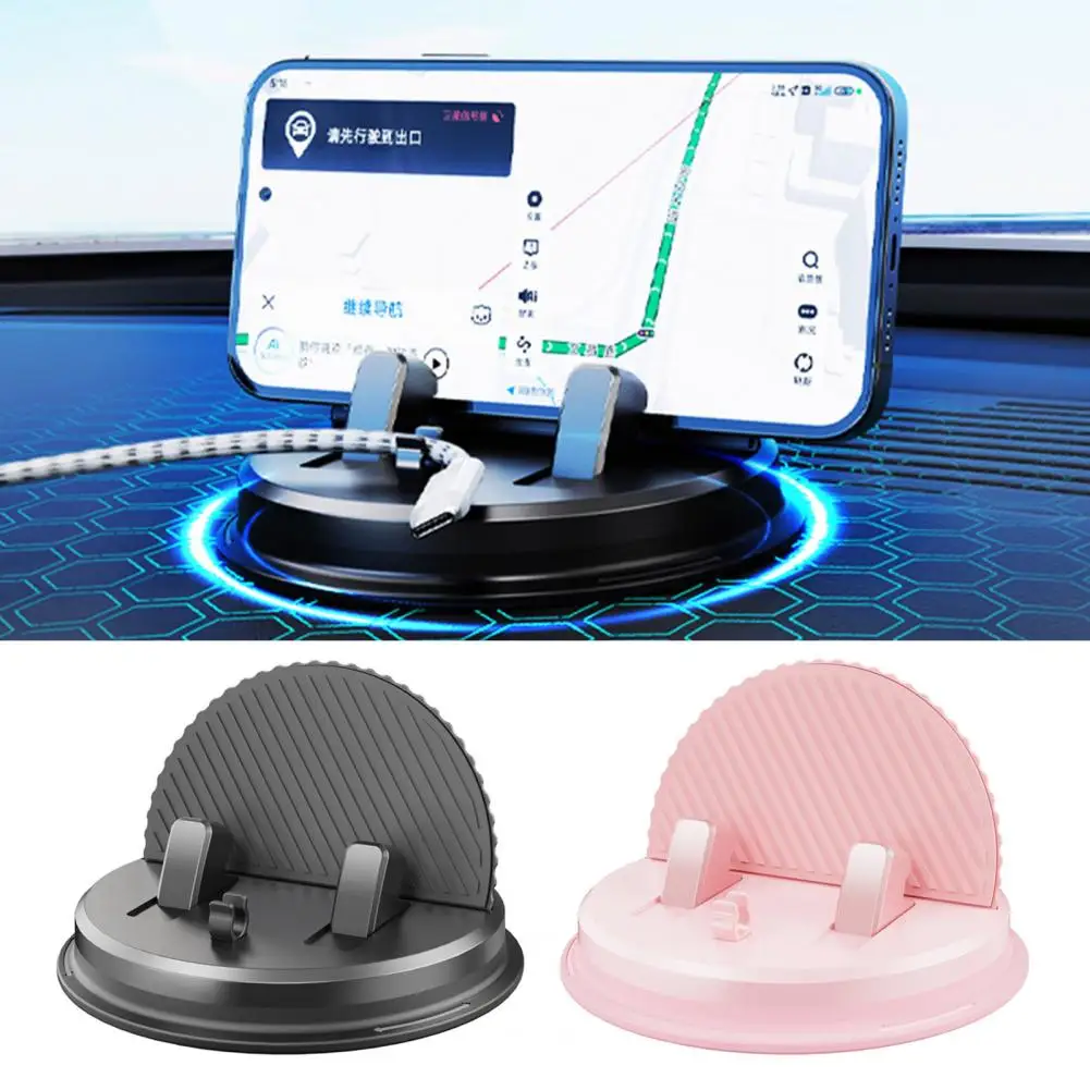 Phone Holder for Car Adjustable Angle Phone Mount Universal 360 Rotatable Car Phone Holder Dashboard for Hands-free for Mobile
