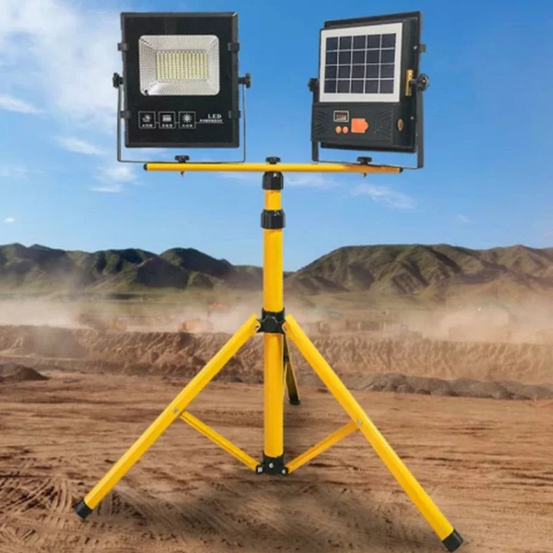 Construction site tripod LED light stand,extendable stand,street vendor light,suitable for squares and automotive repair lightin