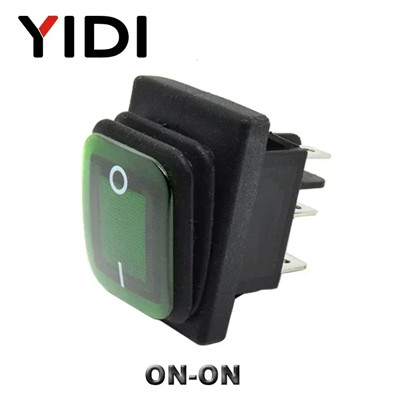 250VAC KCD4 201 203 Waterproof Rocker Switch DPST 4pin ON OFF 12V 220V LED 6 Pin ON ON DPDT Boat Marine Car Rocker Switch