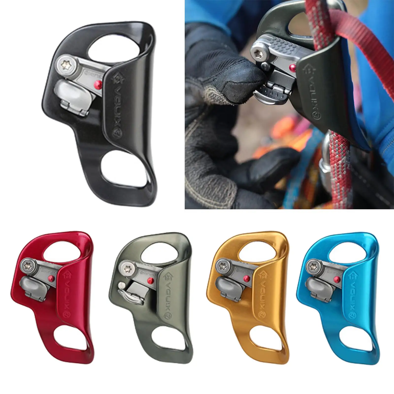 Ascendente de pecho para escalada en roca Abdominal para cuerda Vertical, equipo de escalada y montañismo, ascendente de pecho para cuerda de mm