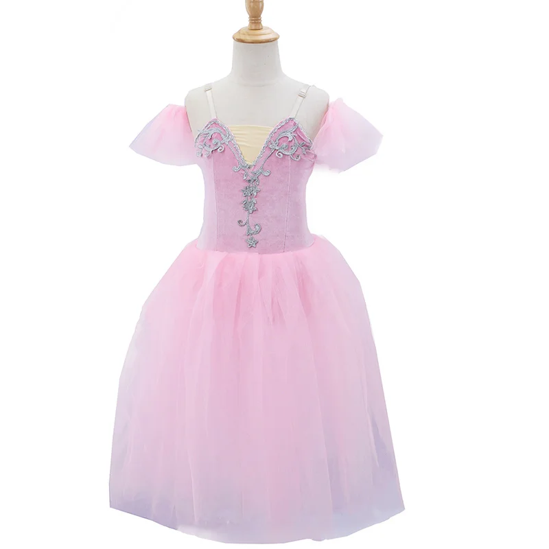 

2022 Ballet Tutu Skirt Women Dress Long Vestidos For Girls Performance Clothing Swan Belly Dance Skirts