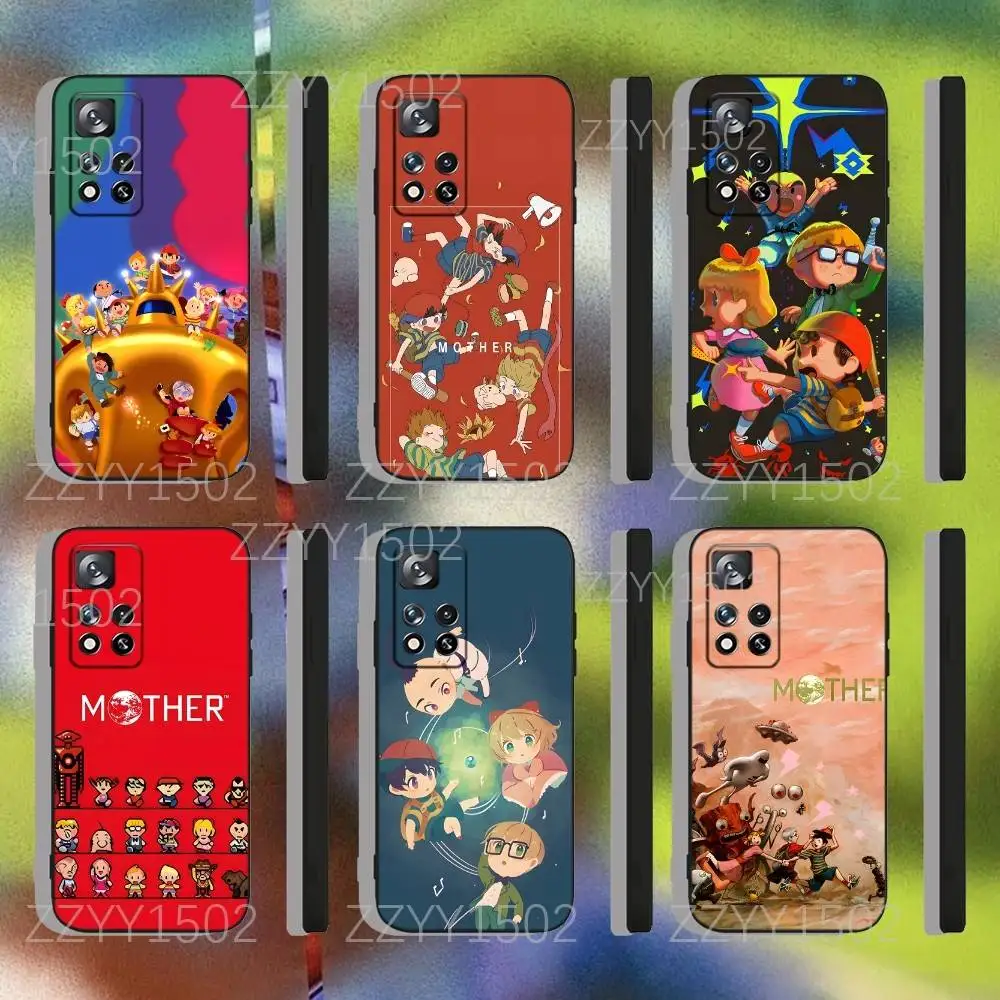 

Game E-EarthBound Mother 4 Phone Case For Samsung S25,S24,Ultra,S20,S30,Plus,S22,S23,Ultra,Plus,5G Black Silicone Soft