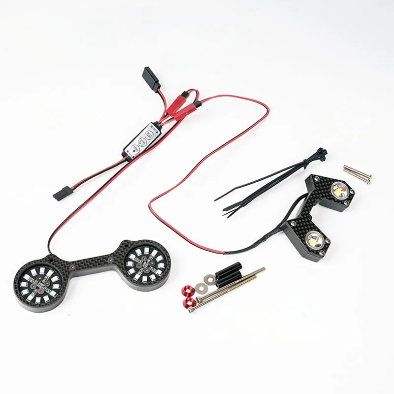Simulation Front and Rear Lights for 1/8 TYPHON 3S V4 Mega 223S Buggy Rc Truck Car