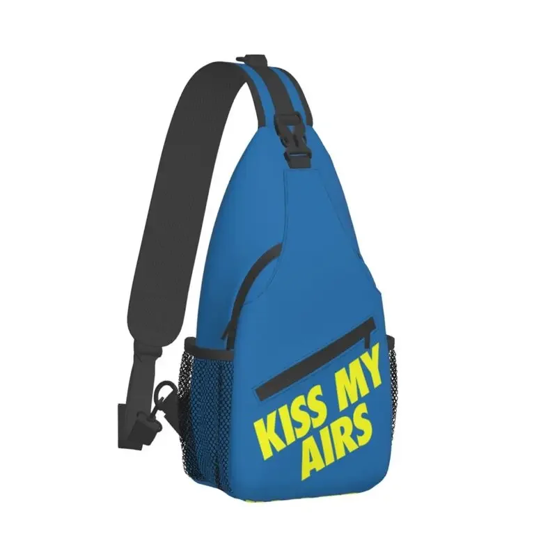 Fashion Kiss My Airs Sling Bag for Traveling Men's Chest Crossbody Backpack Shoulder Daypack