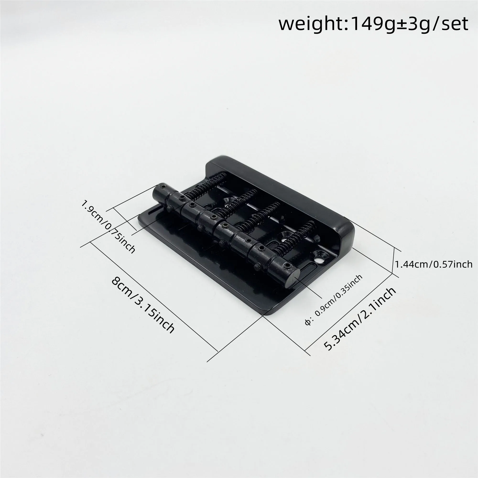 4-سلسلة جسر باس كهربائي سميكة 4-سلسلة سبائك الزنك باس جسر الرباط لوحة جسر ثابت العتيقة الغيتار الملحقات #6