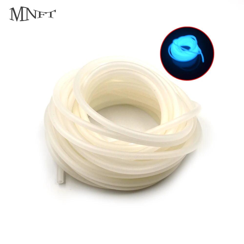 MNFT Exclusive Sales 5Meters/Bag Blue Glow Luminous Silicone Tube Attract Fish Deep Sea Fishing Tool