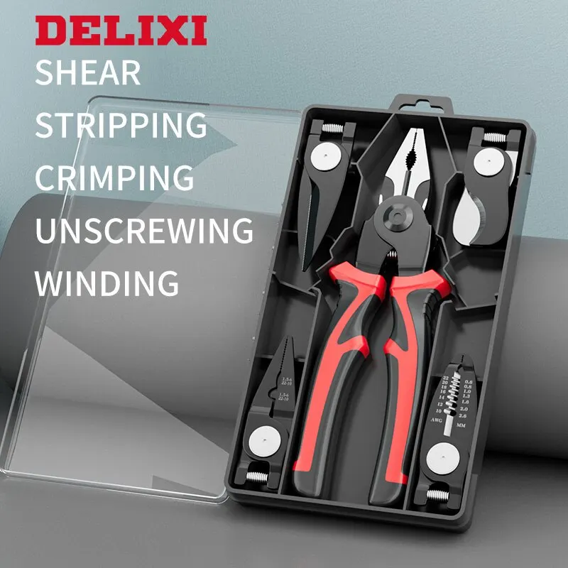 Multifunctional Replaceable Electrician Pliers Wire Stripping Pliers Wire Cutting Needle Nosed Pliers Special Tools Electricians