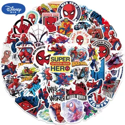 50PCS Disney Movie Spiderman Stickers Anime Decal DIY Skateboard Laptop Motorcycle Waterproof Cool Cartoon Sticker Kids Toy Gift