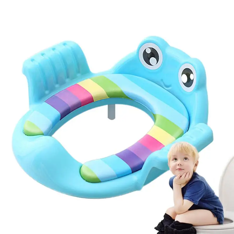 Toilet Potty Seat For Kids Non-Slip Toilet Seat Soft Toilet Seat With Splash Guard For Home & Travel Multi-functional Supplies