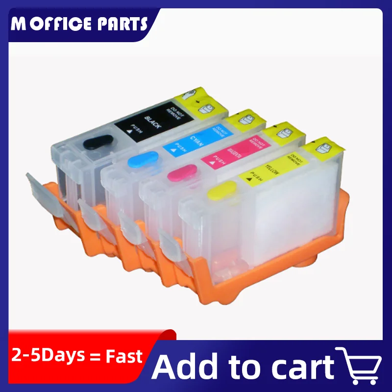 PGI-520 CLI-521 Refillable Ink Cartridge For Canon IP3600 IP4600 IP4700 MP540 MP550/560 MP620/630/640 MP980/990 MX860/870 Europe