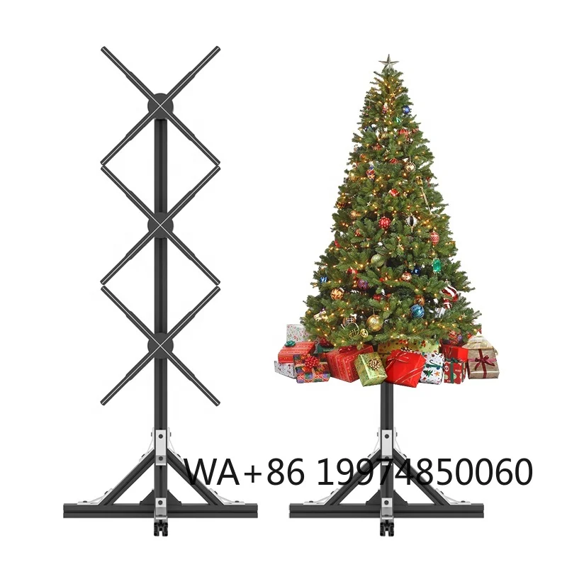 

50 56 62 65cm 1x3 Human Height Multi Splicing Christmas Tree Advertising Led Display Holographic Video Wall 3D Hologram Led Fan