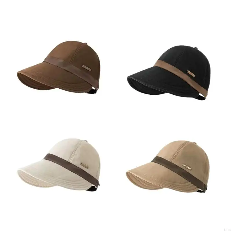 

L5YA Wide Brims Sun Hat for Women Sun Foldable Design Sunproof Hat for Easy to Carry and Travel Wear Headwear