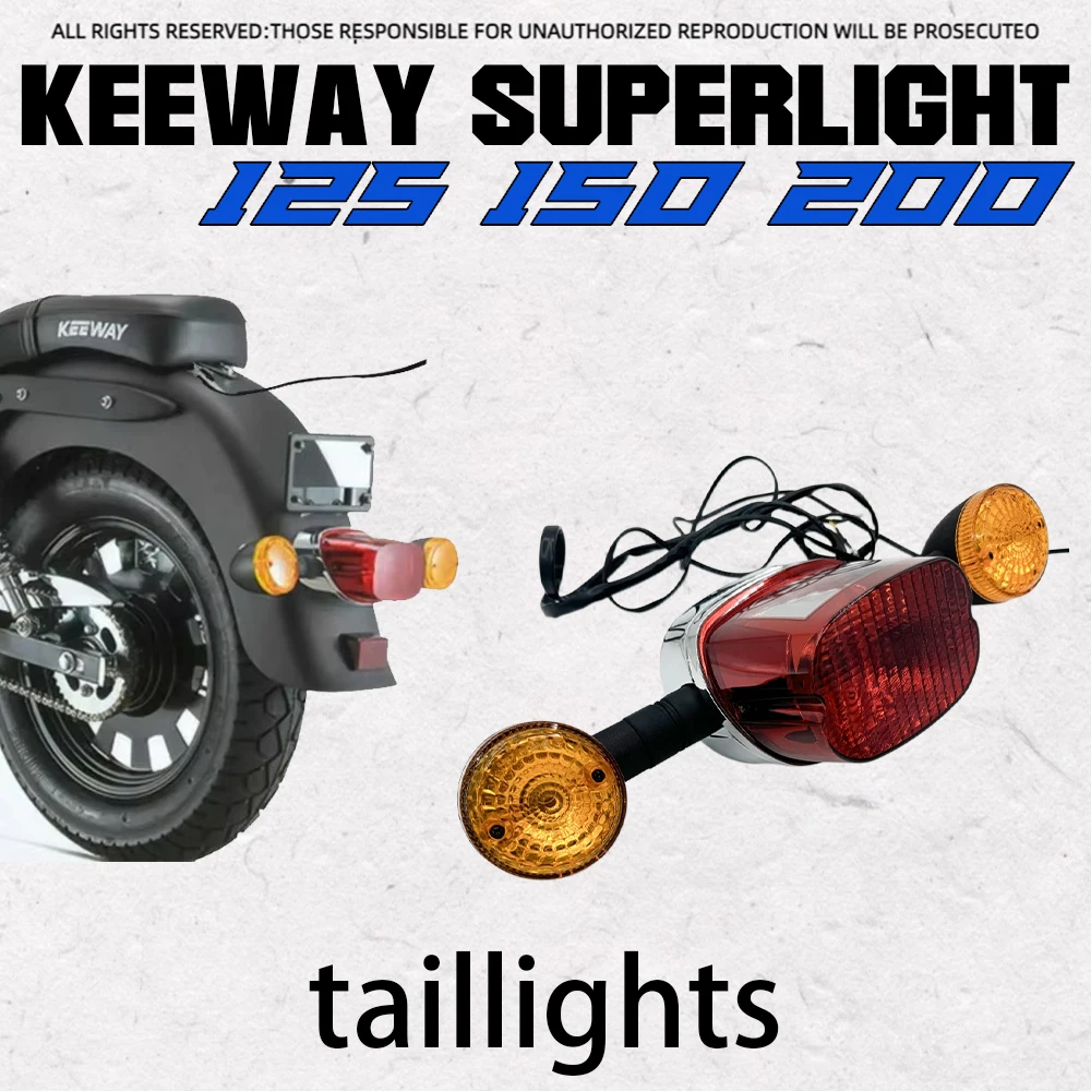 

Fit Keeway Superlight Original Taillight Turn Signal Tail Light Assembly for Keeway Superlight 125 / 150 / 200