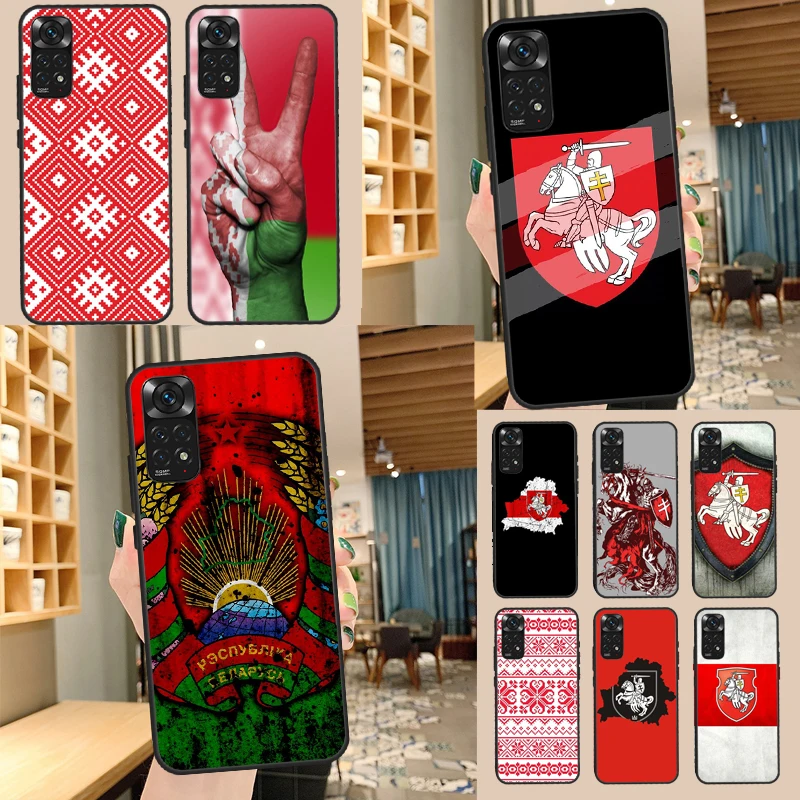 Belarus Flag Case For Xiaomi Redmi Note 11 10 9 8 12 Pro 10S 11S 12S Cover For Redmi 9 10 10A 9C 10C 12C