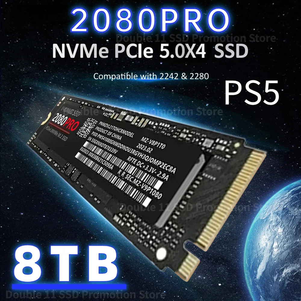 

2080PRO M2 SSD NVMe 128GB 256GB 512GB Hard Drive Disk M.2 2280 to 2240 PCIe 4.0 Internal Solid State Disk For Laptop Desktop