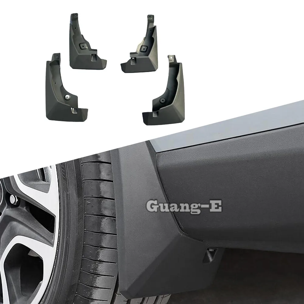 

Mudguard Car Accessories Plastic Fender Mud Flags Protector Exterior Decoration Molding 4PCs For Toyota Rav4 2019 2020 2021 2022