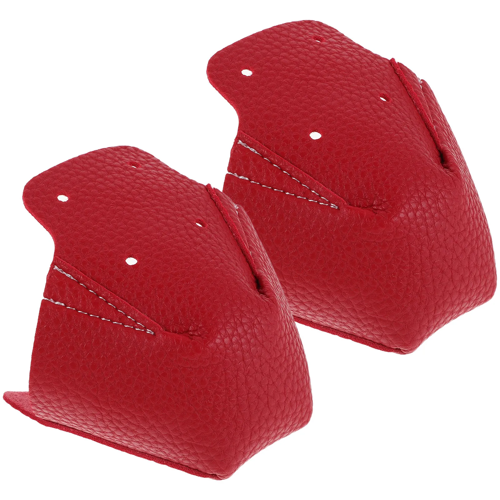2Pcs PU Skate Toe Guards Protectors Removable Roller Quad Hockey Ice Skate Toe Caps Covers Accessories Accessories for Skates