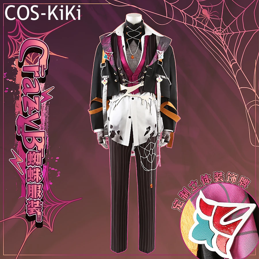 COS-KiKi Ensemble Stars Crazy:B Oukawa Kohaku/HiMERU/Amagi Rinne/Shiina Niki Game Suit Cosplay Costume Halloewen Party Outfit