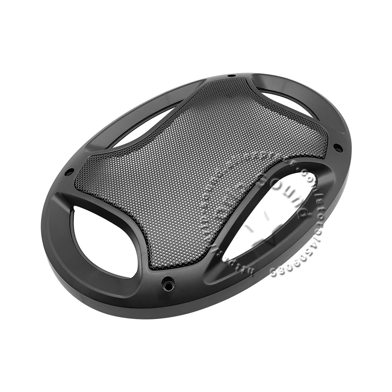 ل 6 "x 9" 6x9 بوصة مكبر صوت للسيارة تحويل صافي غطاء الزخرفية دائرة شبكة معدنية مصبغة حماية # 6