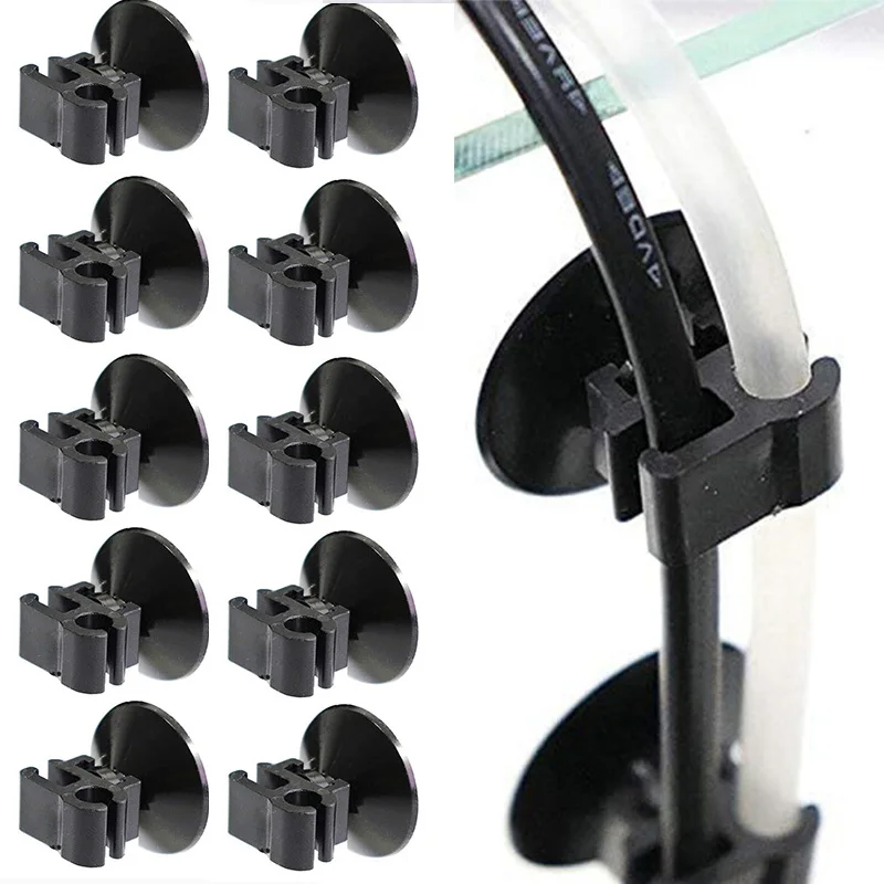 5/10/20Pcs Aquarium Accessories Sucker Suction Cup Clips Fish Tank Air Pump Tube Hose Water Pump Power Cord Buckle Wire Finisher