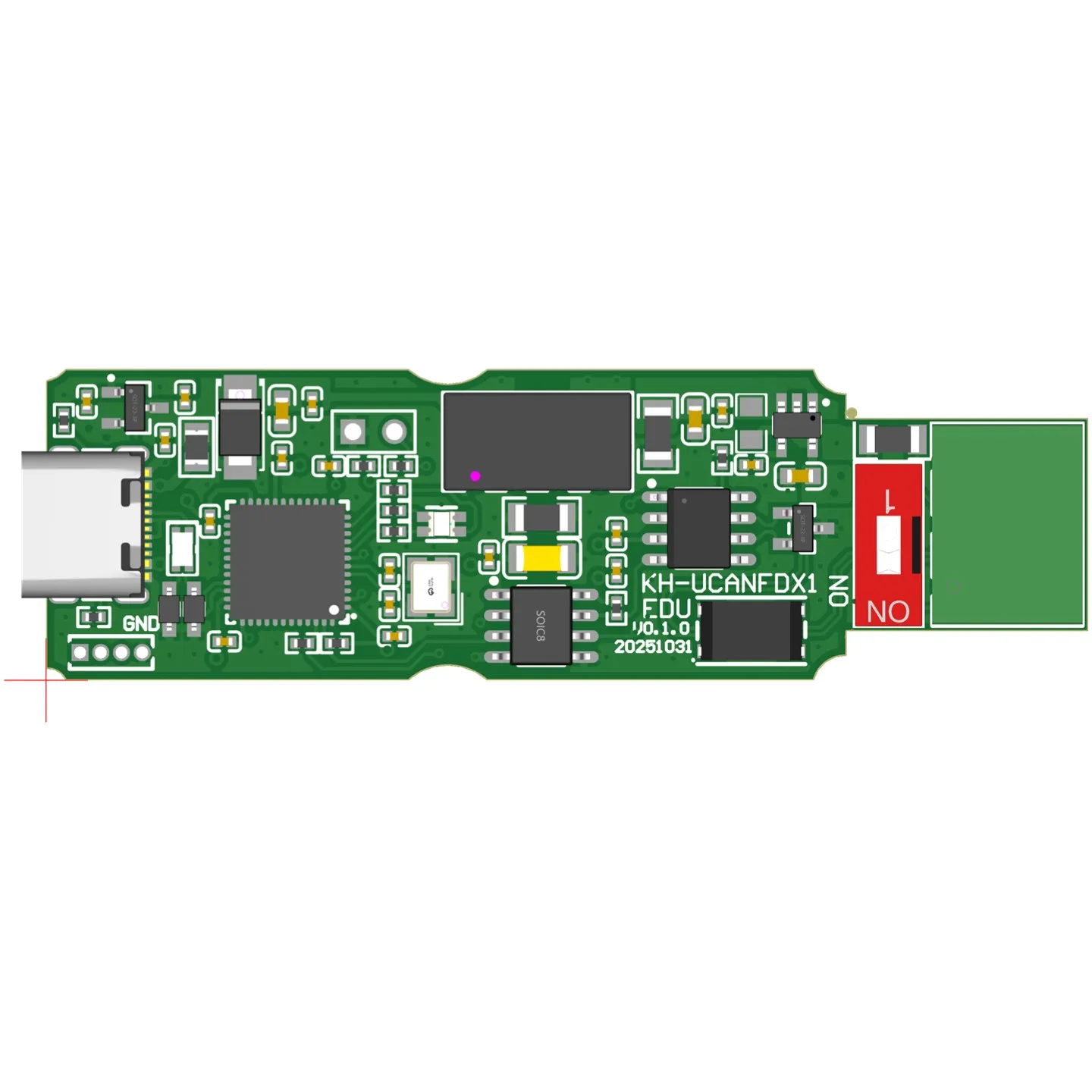 KH-UCANFDX1-EDU USB CAN FD for Motor Debugging
