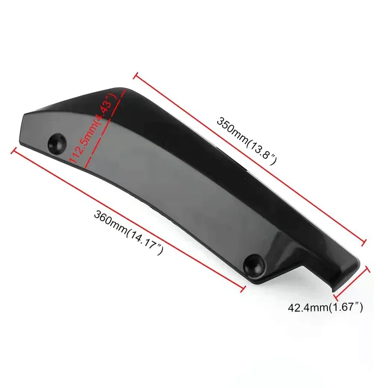 Universal Rear Bumper Protector Diffuser Spoiler Splitter For Audi Q5 Q7 BMW f31 X5 E70 Passat B7 Mazda 6 Peugeot 308 Suzuki Swi