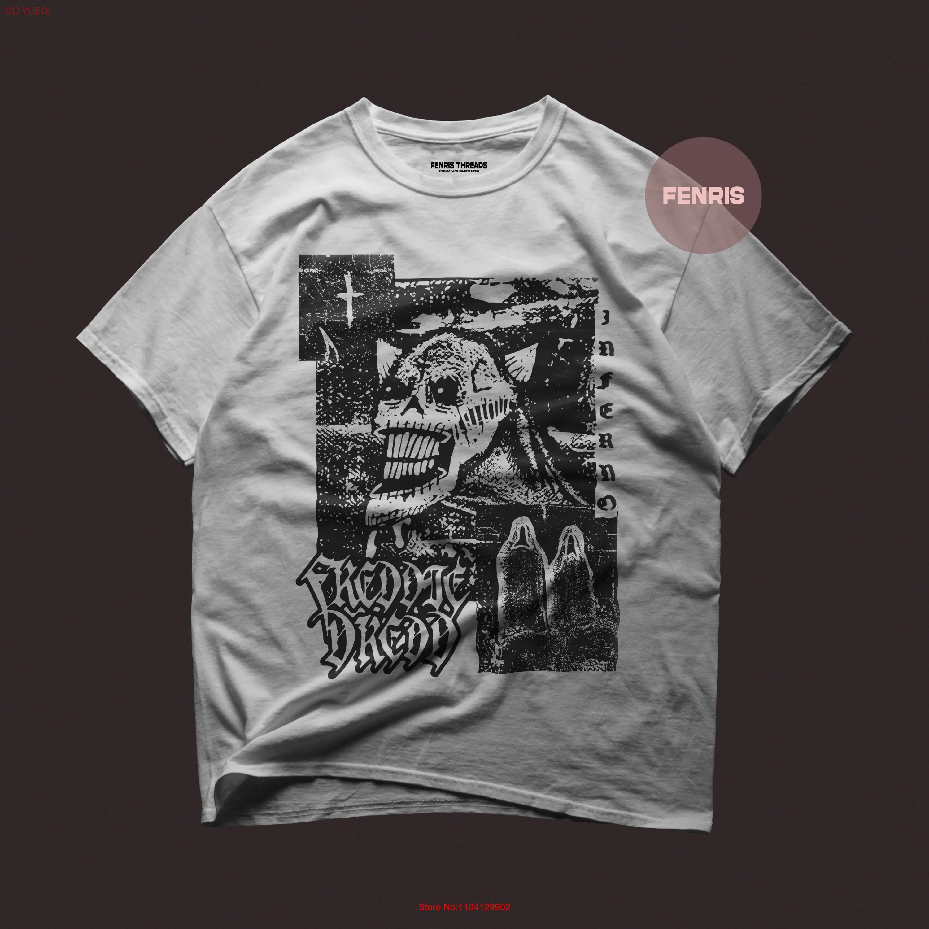 Camiseta Premium Freddie Dredd Limbo Single Freddie's Inferno Album nueva manga larga o corta de algodón pesado