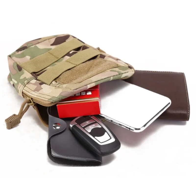Molle Pouch Bag Utility EDC Tools Waist Pack Phone Holder Case Outdoor Working Camping Belt Pocket Hunting Bag