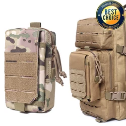 1000D Tactical MOLLE EDC Pouch Hunting Survival First Aid Bag Outdoor Men EDC Tool Pack Travel Camping Hunting Accessories Bag