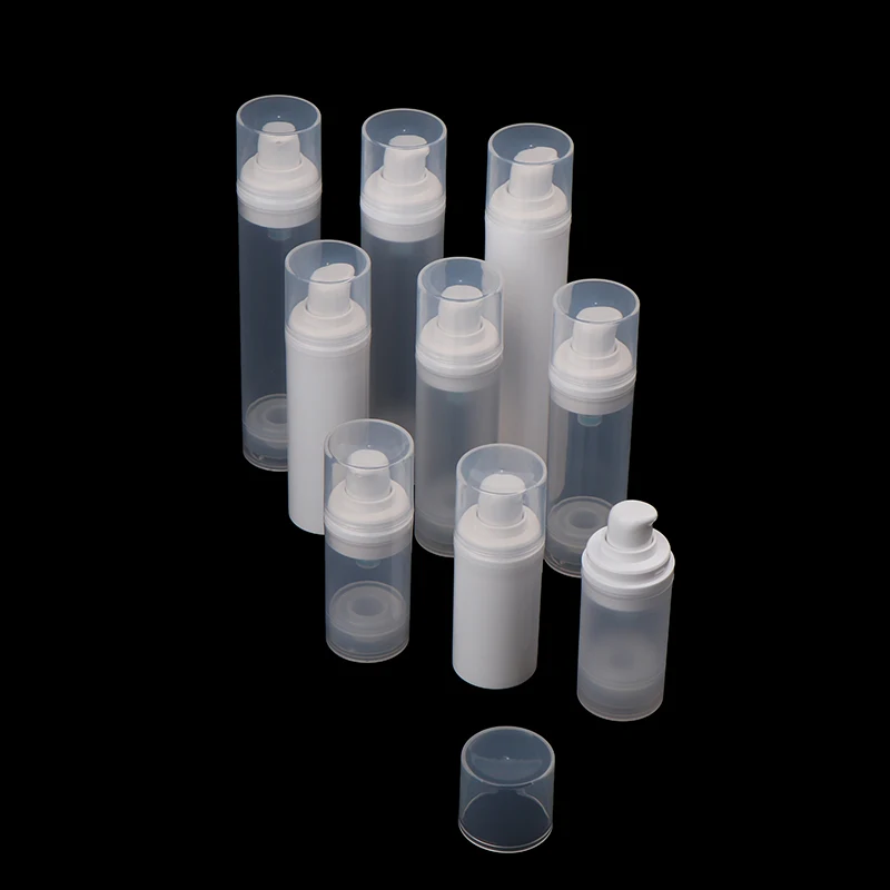 15/30/50ml Empty Airless Pump Bottles Mini Lotion Vacuum Cosmetic Containers Women Make Up Travel Emulsion Bottle