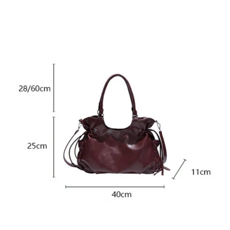 Fashionable Brand Design Tote Bag New Retro Shoulder Bag Casual Large-capacity Crossbody Bags Light Luxury High-end Women's Bags image 6