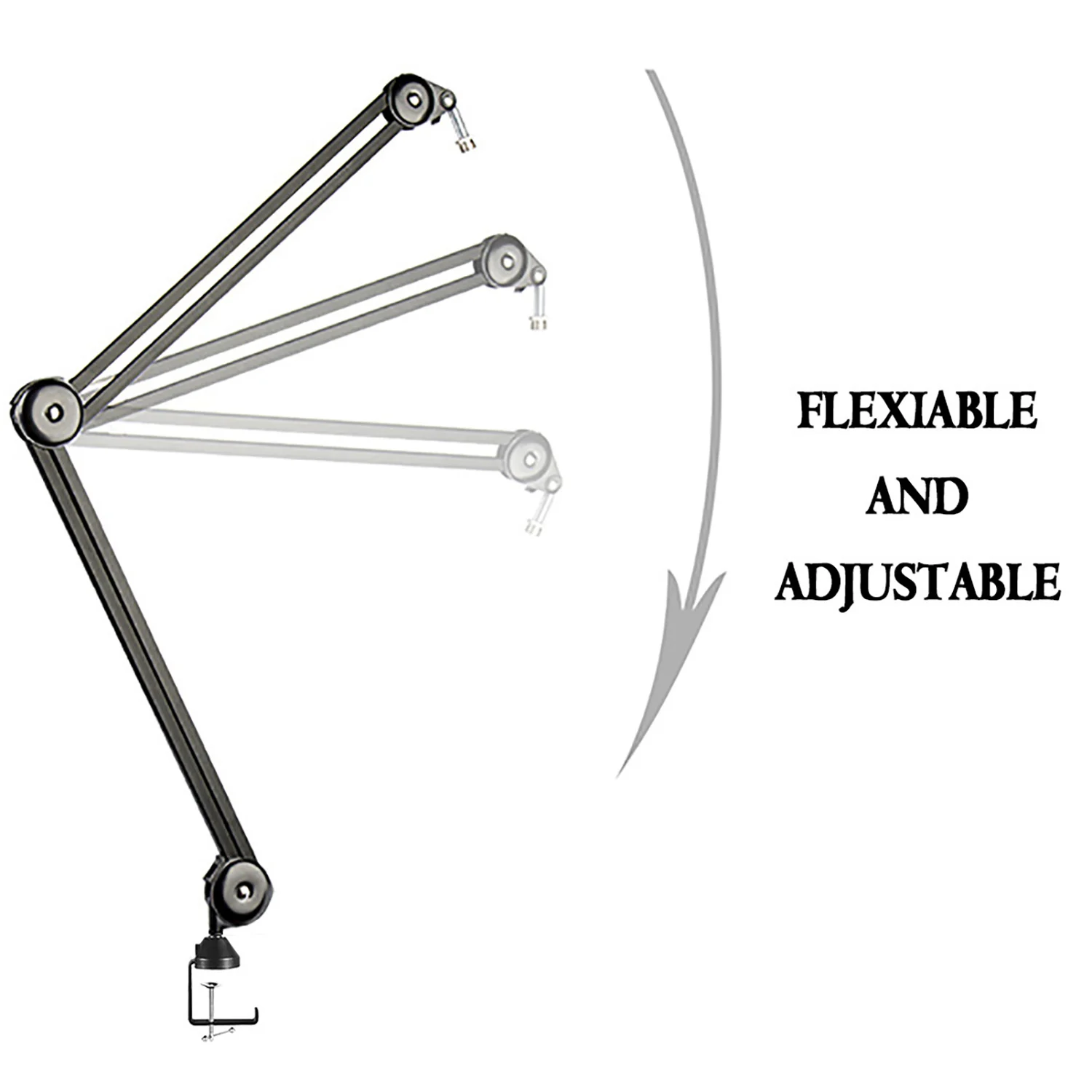 

GAZ-40B 360-Degree Desktop Stand,Cantilever Stand,for Microphones, Condenser Microphones, Phone Live Broadcast Stand