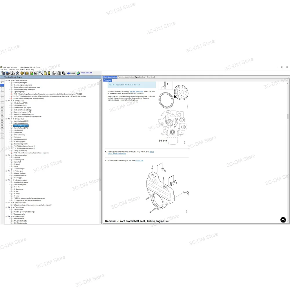 Scania-Multi V21.120.0.3 update03.2022 Spare Electronic Parts Catalog Developer Diagrams Service Manuals Technical For PGRSTruck