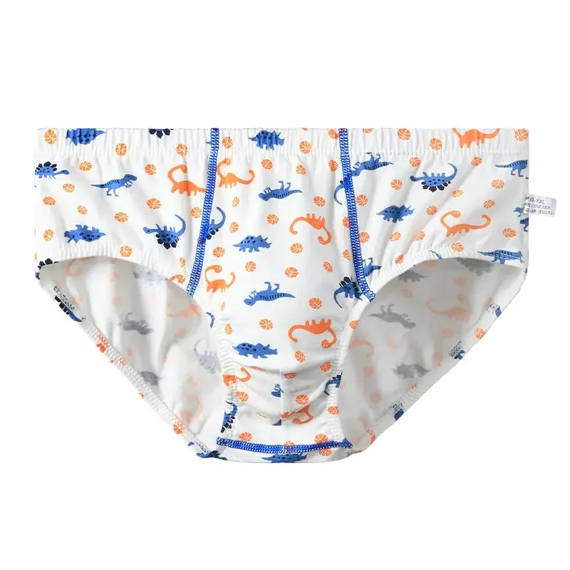 5PCS어린이 항균 속옷, 남아용 순면 100%, 어린 아이와 남아용 플랫 면, 사각 반바지