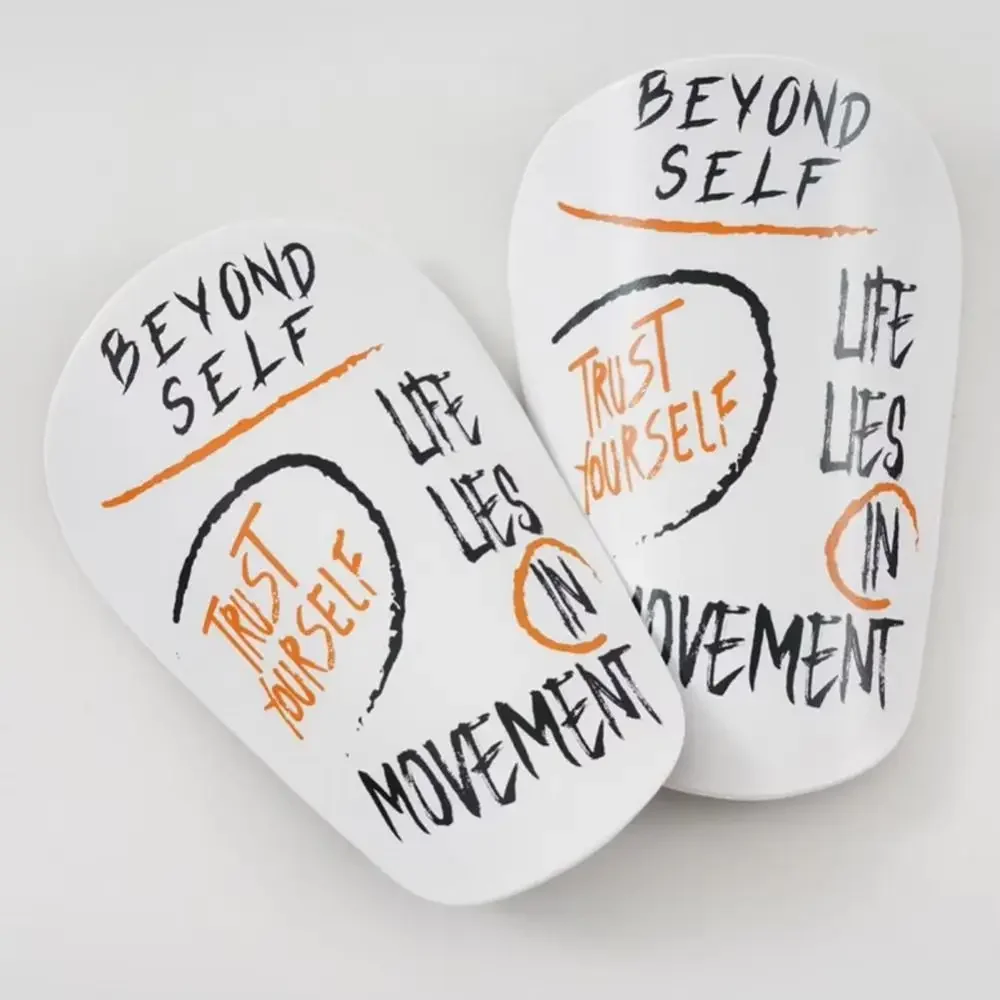 Caneleiras protetoras para pernas, caneleiras de futebol com absorção de choque, eva, espessamento, placa de haste de treinamento, caneleiras de futebol leves e antiderrapantes