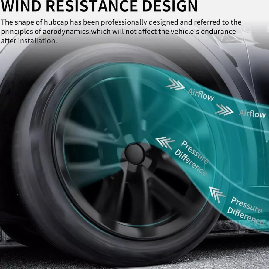 4 قطعة غطاء الاطارات Hubcaps غطاء ل تسلا نموذج 3 2017-2023 نموذج Y 2021-2024 غطاء الاطارات الملحقات