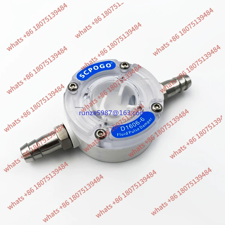 

D1606-6b Miniature Peristaltic Pump Pulse Damper 6d-PPS Diaphragm Pump Pulse Buffer