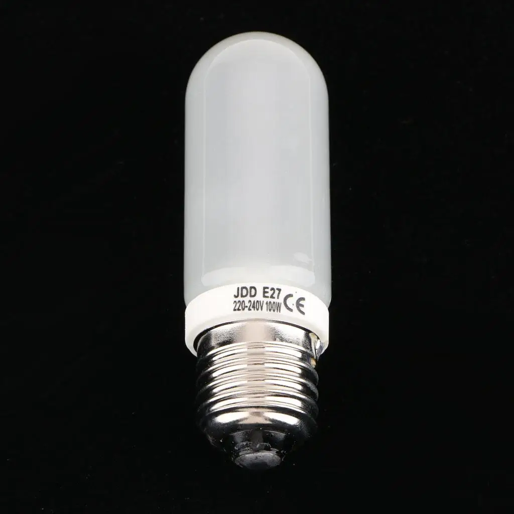 220-240Volt Halogen JDD Type Tubular Medium E27 Bulb, 100-Watt Photo Studio Lighting