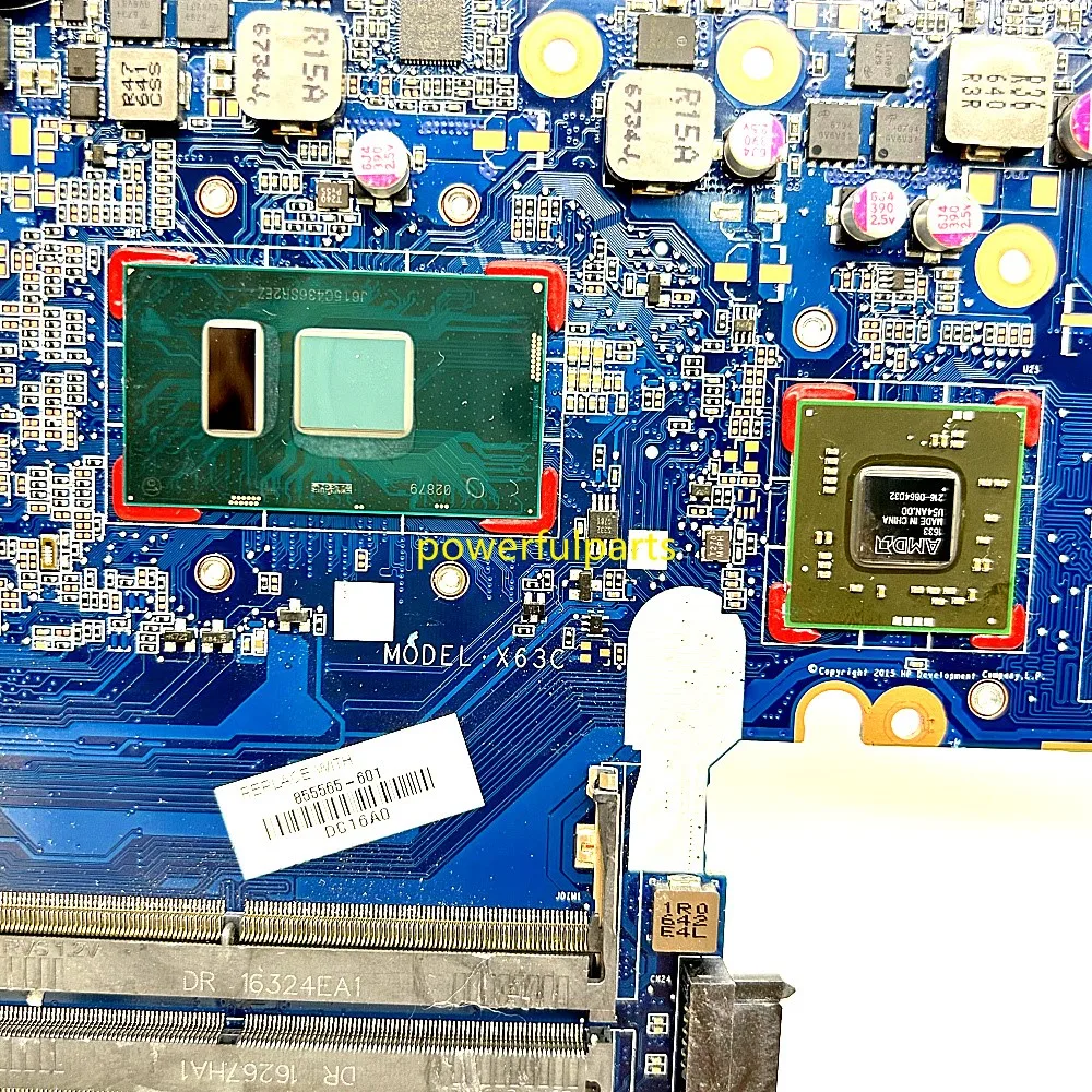

DAX63CMB6D1 DAX63CMB6C0 для материнской платы Hp Probook 450 G3 470 G3 i5-6200u i7-6500u с графикой 855565-601, работает хорошо