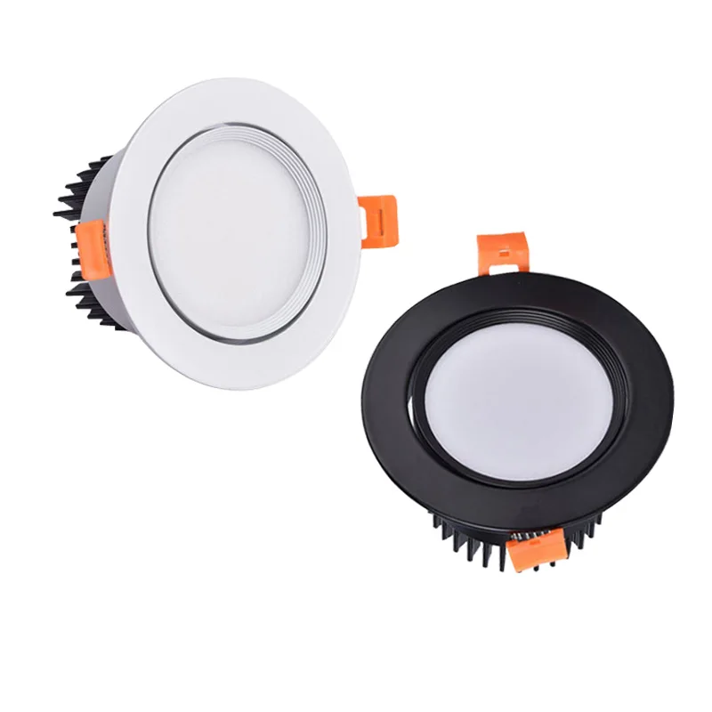 

AC85-265V 5W7W9W12W15W18W20W Dimmable LED Downlights Epistar Chip COB Recessed Ceiling Lamps Spot Lights For Home illumination